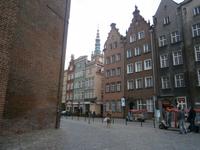 In der Nähe der Marienkirche von Gdansk