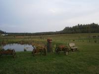 Das Außengelände des Objekts