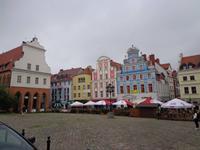 Stettin Marktplatz am Alten Rathaus