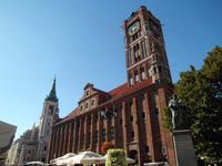 Kopernikus und Rathausturm in Thorn