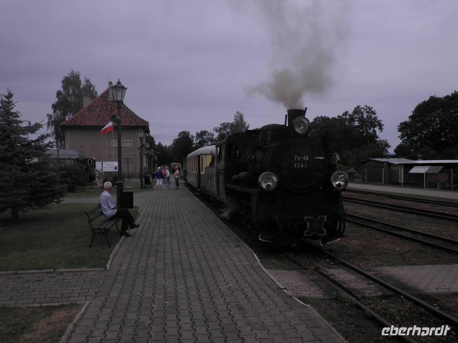 Bahnhof der Traditionsdampfeisenbahn in Elk
