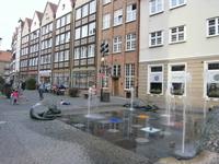 Neu gestaltete Wasserspiele in der Altstadt