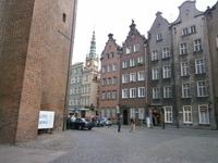 Gdansk, Blick vom Platz vor der Marienkirche zum Turm des 
