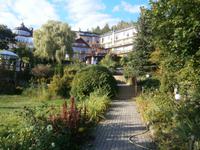 Der weg zu unserem Hotel vom See aus