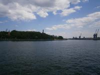 Gdansk, Hafen, gegenüber die 