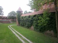 Blick in einen Graben der Marienburg