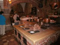 In der ehemaligen Küche der Burg