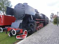 Neu rekonstruierte Güterzuglok