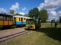 In Sypitki wird die Lok umgespannt