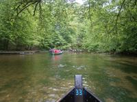 Langsam gleiten wir flußabwärts