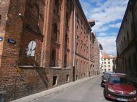 Alte Lagerhäuser in Backsteinbauweise