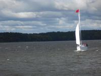Auf dem Spirdingsee