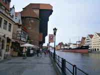 Das Krantor, das Wahrzeichen der Stadt