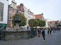 Gdansk, Neptunbrunnen am 