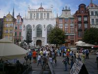 Schön rekostruierte Gebäude in der Altstadt