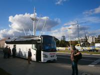 Unser Reisebus erwartet die Gäste 