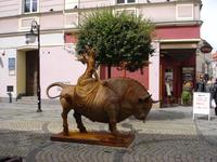 Hirschberg - Zeus entführt Europa - oder hat sie ihn an der Leine?