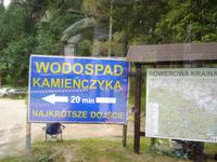 Riesengebirge - In den Bergen von Rübezahl - Wegweiser zum Zackelfall