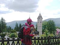 Karpacz - Blick zur Kirche Wang - Reiseleiter Jarek
