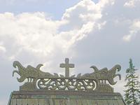 Karpacz - Kirche Wang - Ornamentik erinnert an Wikingerzeit