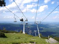 Riesengebirge - Sessellift  vom Szrenica (Reifträger)