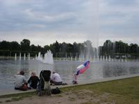 Breslau - Wasserspiele an der Jahrhunderthalle