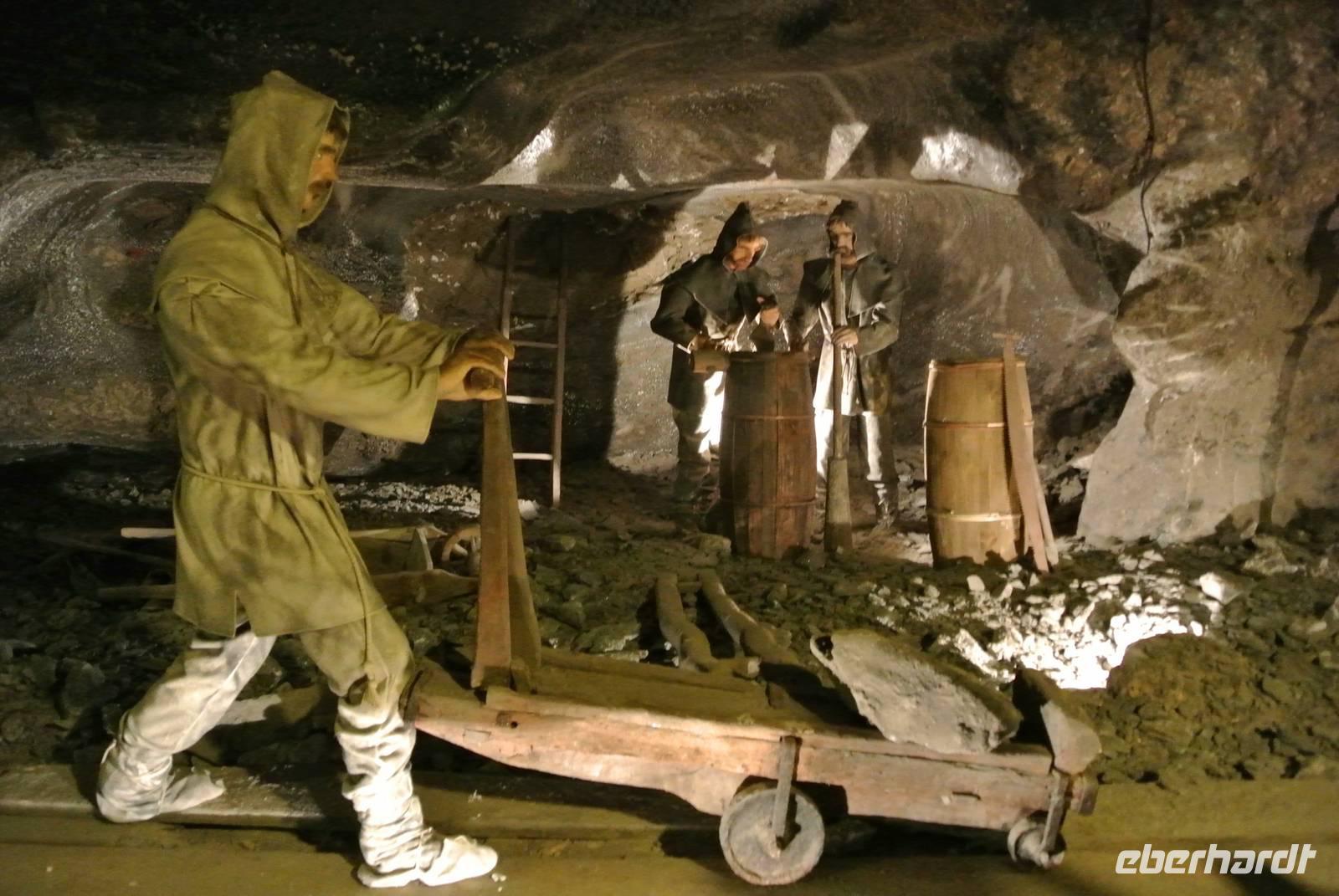 Im Salzbergwerk Wieliczka