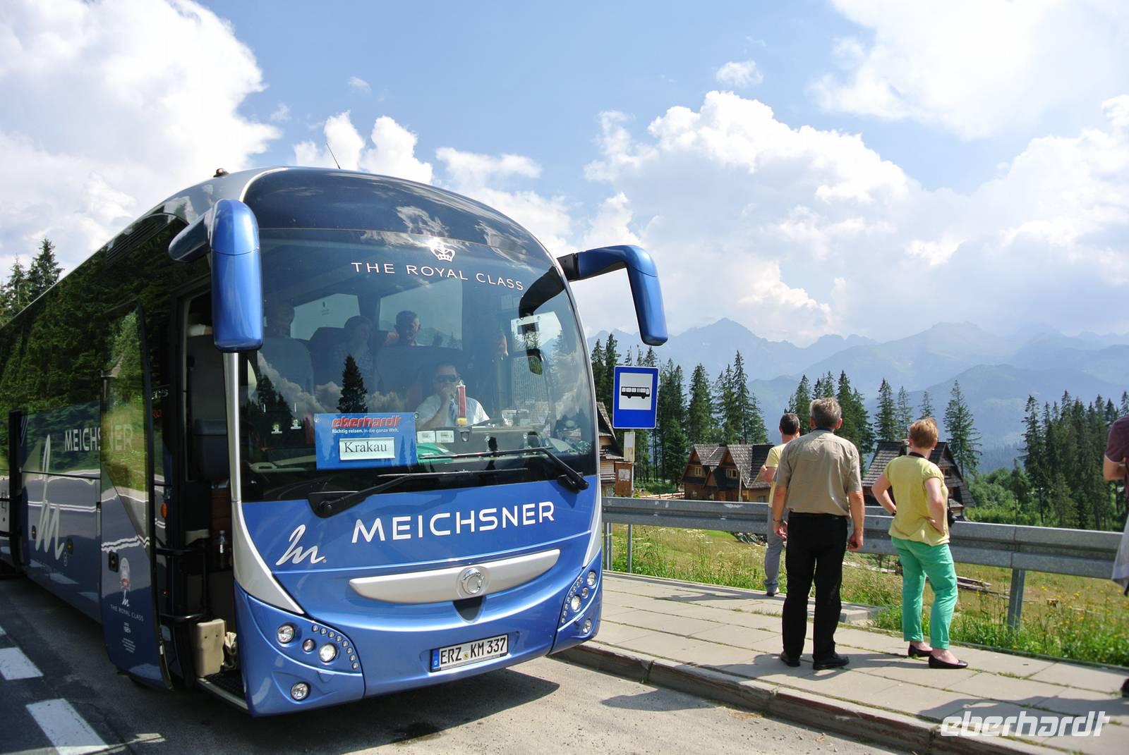 Eberhardt Travel Partner Bus in der Hohen Tatra