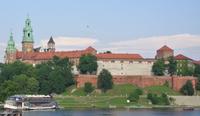 Wawel aus dem Bus