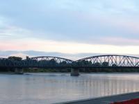 Torun - Blick auf die Weichselbrücke