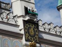 Poznan - Glockenspiel der Rathaus-Uhr