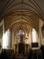 Netzgewölbe in der Kirche