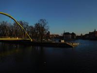 Oder in Breslau - Blick vom Hotel