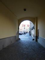 Durchgang zum Plac Solny - Silvesterreise in Polen