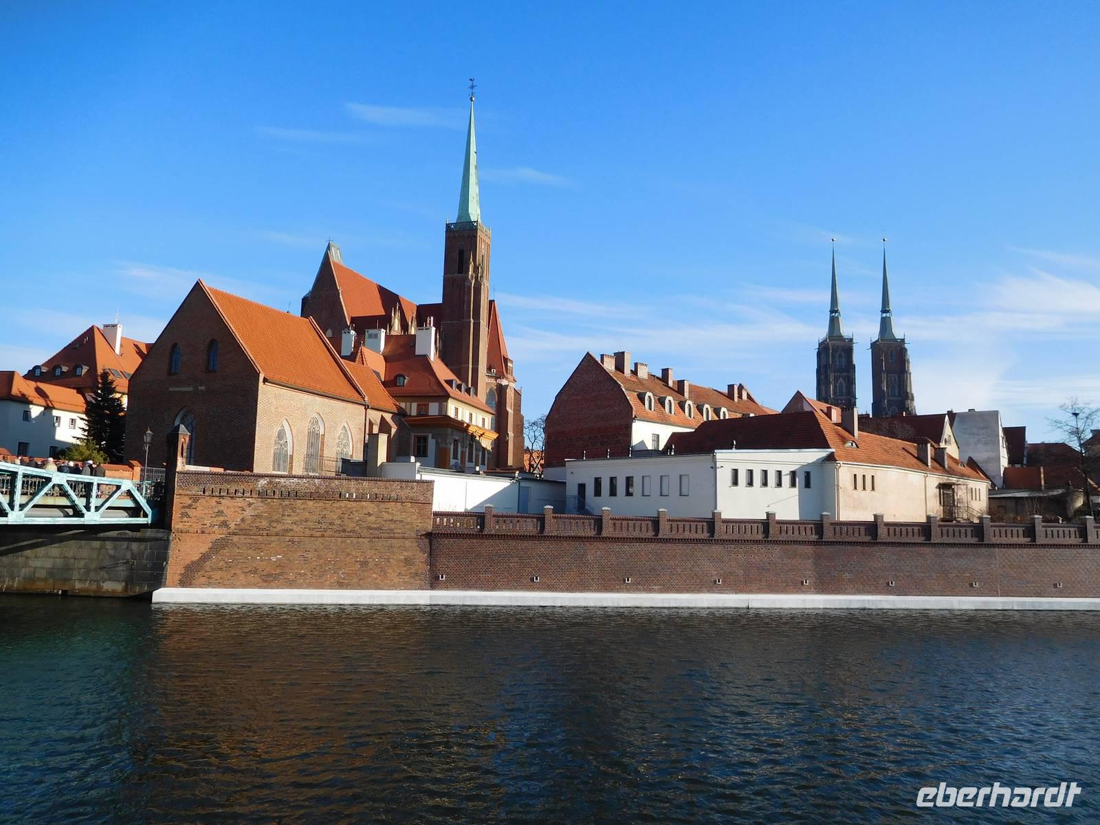 Sonnige Dominsel in Breslau