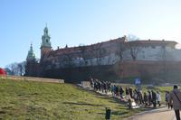 Aufstieg zum Wawel