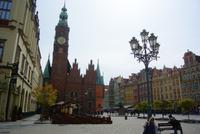  Rynek mit Rathaus  in Bresalu 