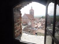 Ausblick aus der Burg heraus