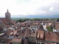 Ausblick aus der Burg heraus