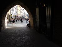 Durch das Florianstor in die Altstadt Krakaus