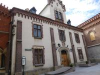 schöne Häuser in Krakau