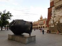 Eros-Skulptur in Krakau