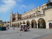 italienische Fassaden an Krakauer Tuchhallen