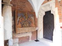 Relief im Innenhof des Collegium Maius - Krakau