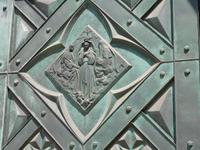 Detail an Tor Marienkirche