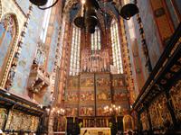 geschlossener Altar der Marienkirche Krakau