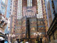 Öffnung des Altars in der Marienkirche Krakau