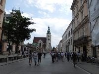 Krakau mit Blick auf Peter & Paul Kirche