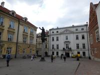 Maria Magdalena Platz Krakau mit Denkmal für Piotr Skarga