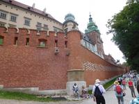 Weg hinauf auf den Wawel